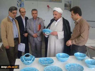 بازدید از آثـار هنـری دانشجومعلمان پردیس