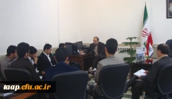 اولین جلسه شورای صنفی دانشجویی با سرپرست پردیس