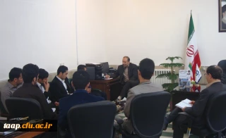 برگزاری اولین جلسه شورای صنفی دانشجویی با سرپرست پردیس