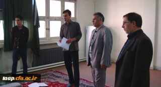 بازدید مسئولین پردیس از خوابگاه ها