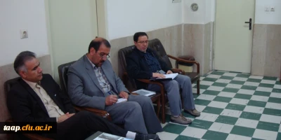 حضور آقای افشار نماینده دبیر خانه دائمی جشنواره فرهنگی دانشجویان در پردیس های استانی