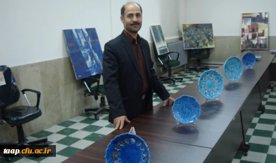 برگزاری نمایشـگاه نقاشی و سفـال بمناسبت گرامی داشت هفته مقام معلم از آثار استاد مشفقی فر