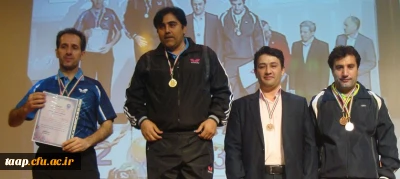 مقام سوم تنیس روی میز آقایان در سومین المپیاد ورزشی کارکنان و اعضای هیئت علمی دانشگاه فرهنگیان سراسر کشور به پردیس علامه امینی رسید.