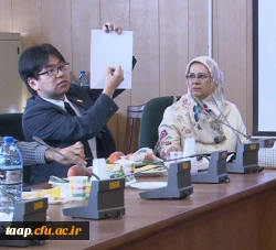 در دانشگاه فرهنگیان استان آذربایجان شرقی پردیس فاطمه الزهرا(س)برگزارشد:

کارگاه آموزشی درس پژوهی با حضور استاد ساکاموتو از گروه پژوهشی ناگویا ژاپن
 7