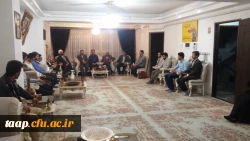 دیدار جمعی از دانشجو معلمان پردیس علامه امینی با خانواده شهید مدافع حرم