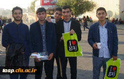 بازدید دانشجو معلمان پردیس علامه امینی(ره)از نمایشگاه کتاب تبریز