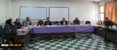 جلسه مشترک دپارتمان علوم انسانی پردیس علامه امینی (ره) با گروه درسی ادبیات اداره کل
وانجمن علمی ادبی استان