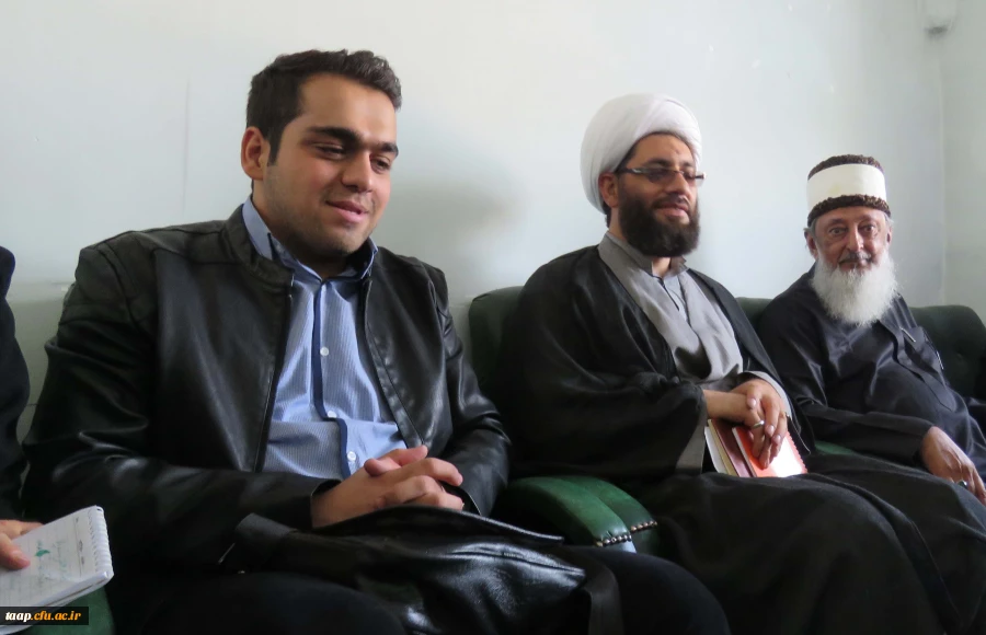 حضور عمران نزار حسیندر پردیس علامه امینی