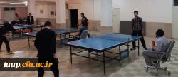 برگزاری مسابقات تنیس روی میز  جشنواره ورزشی گرامیداشت هفته تربیت بدنی