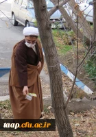 پویش پاکسازی محوطه پردیس علامه امینی(ره)