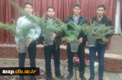 برگزاری مراسم روز درختکاری در پردیس علامه امینی(ره)