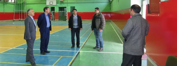 نصب دیوارپوش های ایمن سالن ورزشی الغدیر