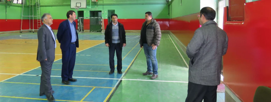 نصب دیوارپوش های ایمن سالن ورزشی الغدیر