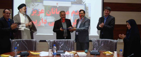 مراسم معارفه دکتر جواد حاجی علیزاده به عنوان سرپرست پردیس علامه امینی(ره)