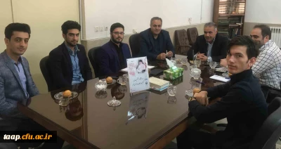 نشست صمیمی هیئت رئیسه پردیس علامه امینی(ره)با اعضای شورای مرکزی انجمن اسلامی دانشجو معلمان