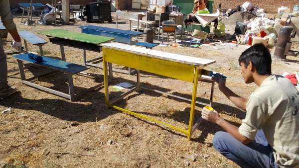 اردوی جهادی دوروزه در شهرستان مراغه،روستای محروم جمال آباد