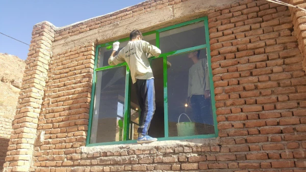 اردوی جهادی دوروزه در شهرستان مراغه،روستای محروم جمال آباد