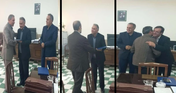 جلسه تودیع و معارفه مدیر ان گروه ها ی آموزشی پردیس علامه امینی(ره)