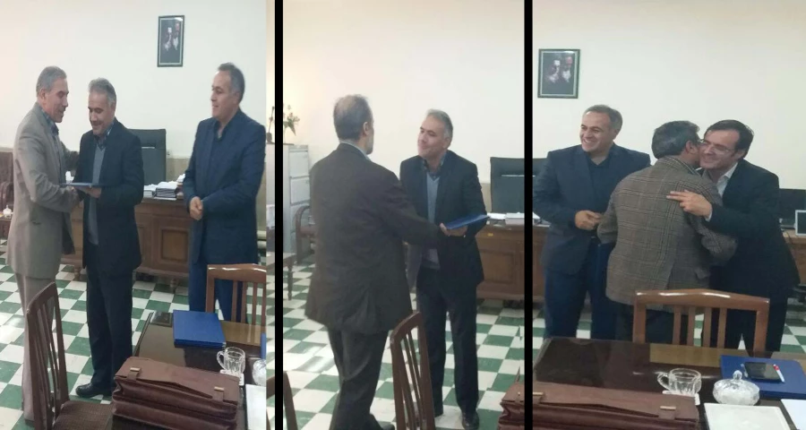 جلسه تودیع و معارفه مدیر ان گروه ها ی آموزشی پردیس علامه امینی(ره)