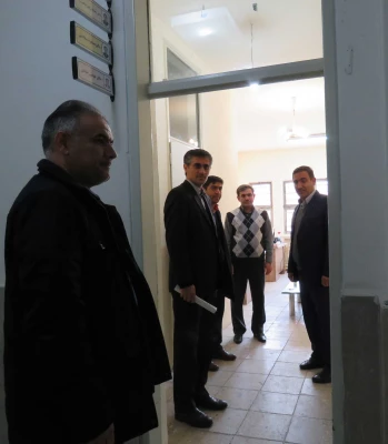 بازدید هیئت نظارت بر دانشگاه های دولتی استان از پردیس علامه امینی(رض)