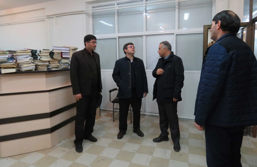 بازدید هیئت نظارت بر دانشگاه های دولتی استان از پردیس علامه امینی(رض)