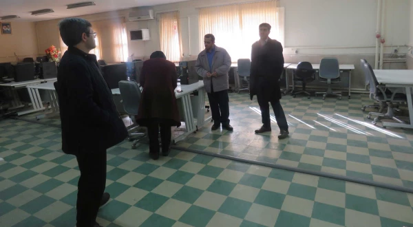 بازدید هیئت نظارت بر دانشگاه های دولتی استان از پردیس علامه امینی(رض)