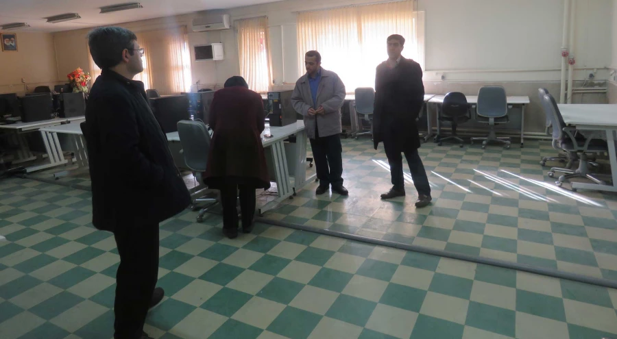 بازدید هیئت نظارت بر دانشگاه های دولتی استان از پردیس علامه امینی(رض)