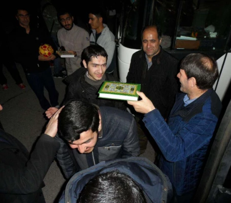 کاروان راهیان نور رهسپار شد