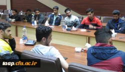 حضور دانشجو معلمان رشته جغرافیا پردیس شهدای قله تهران در پردیس علامه امینی(رض)