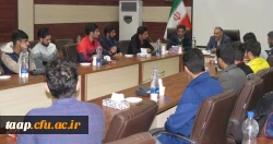 حضور دانشجو معلمان رشته جغرافیا پردیس شهدای قله تهران در پردیس علامه امینی(رض)