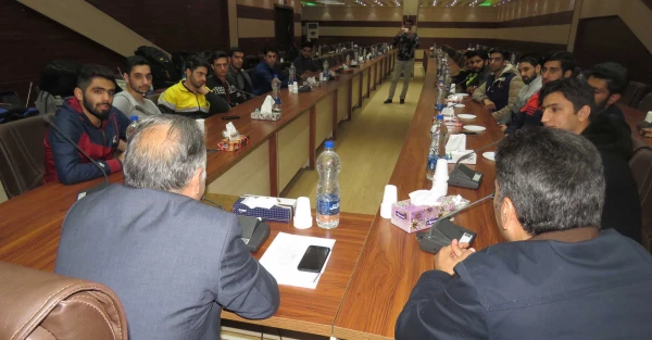 حضور دانشجو معلمان رشته جغرافیا پردیس شهدای قله تهران در پردیس علامه امینی(رض)