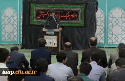 تجمع اعتراضی دانشجومعلمان پردیس علامه امینی، به خروج آمریکا از برجام و طرح ادعاهای واهی علیه ایران