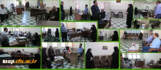 به مناسبت عید سعید فطر:

دیدار صمیمی سرپرست امور پردیس های استان با کارکنان پردیس علامه امینی(رض)