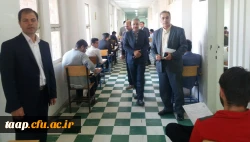 بازدید از روند برگزاری امتحانات پایان نیم سال تحصیلی 96-97