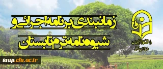 شیوه نامه برگزاری ترم تابستان