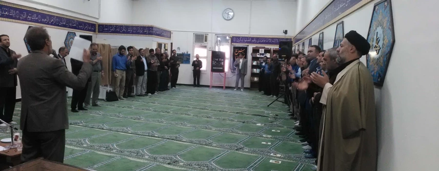 مراسم پرفیض زیارت عاشورا و عزاداری حضرت ابا عبداله الحسین(ع)