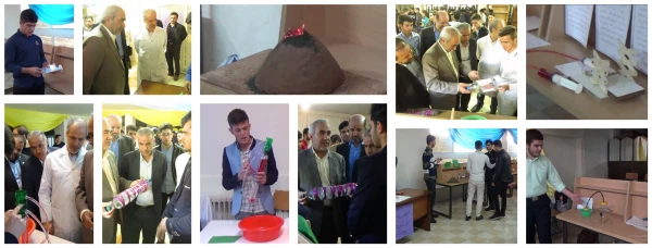 نمایشگاه وسائل کمک آموزشی دست ساخته دانشجو معلمان