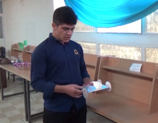 نمایشگاه وسائل کمک آموزشی دست ساخته دانشجو معلمان