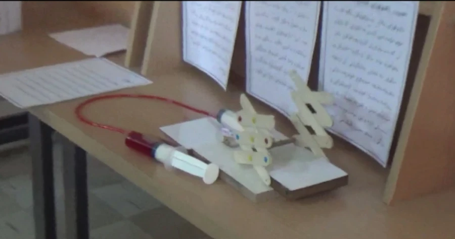 نمایشگاه وسائل کمک آموزشی دست ساخته دانشجو معلمان