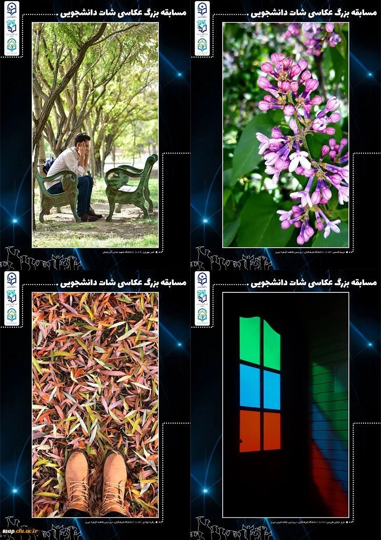 تصاویر منتخب مسابقه عکاسی شات دانشجویی