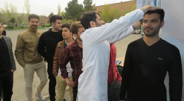 ایستگاه سنجش سلامت در پردیس علامه امینی(رض)  تبریز