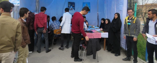 ایستگاه سنجش سلامت در پردیس علامه امینی(رض)  تبریز