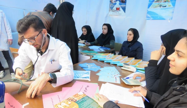 ایستگاه سنجش سلامت در پردیس علامه امینی(رض)  تبریز