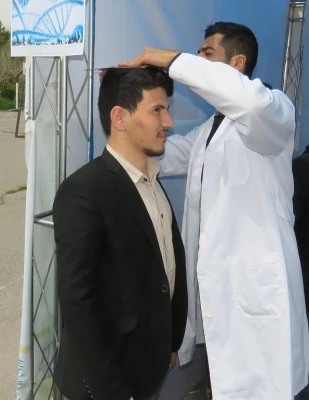 ایستگاه سنجش سلامت در پردیس علامه امینی(رض)  تبریز