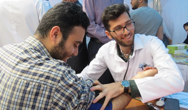 ایستگاه سنجش سلامت در پردیس علامه امینی(رض)  تبریز