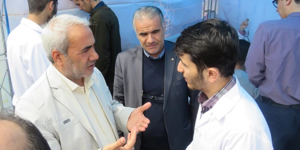 ایستگاه سنجش سلامت در پردیس علامه امینی(رض)  تبریز