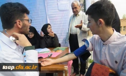 ایستگاه سنجش سلامت در پردیس علامه امینی(رض)  تبریز