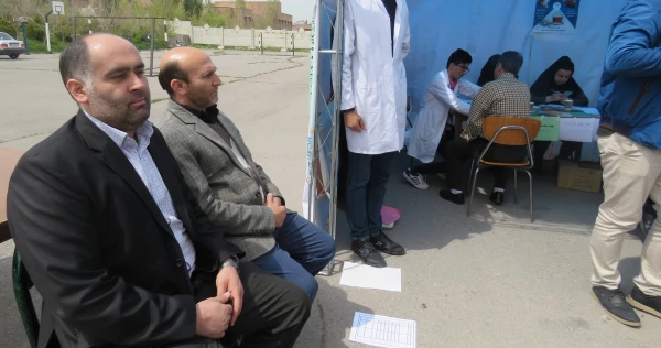 ایستگاه سنجش سلامت در پردیس علامه امینی(رض)  تبریز