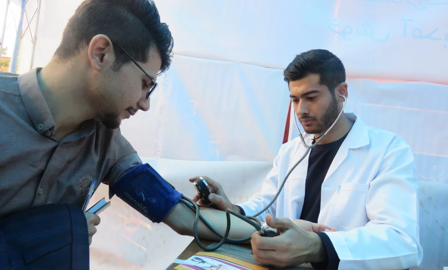 ایستگاه سنجش سلامت در پردیس علامه امینی(رض)  تبریز