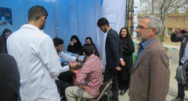 ایستگاه سنجش سلامت در پردیس علامه امینی(رض)  تبریز